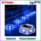 Solar Dock Lights Driveway Deck - 12 Pack Waterproof Outdoor Led Aluminum. Fixed Price $87.49.