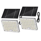 Lumllsaji 2PACK 184 Led Solar Motion Lights Outdoor, Wall White. Fixed Price $34.49.
