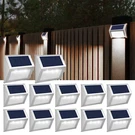 Jsot Solar Fence Lights Outdoor 12-PACK, Cool White. Fixed Price $68.14.