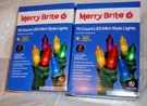 2 Pack Merry Brite Each 70 Count Led Multi Color Bulb Mini Style Light Green Wir. Fixed Price $14.99.