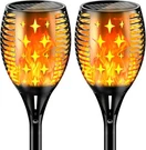 Youngpower 43'' Large Solar Torch Lights Flickering Flames 2 Pack,. Fixed Price $42.99.