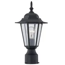 Outdoor Post Lights, Lamp Fixture With E26 Socket, Pia Ricco 17401BK. Fixed Price $44.99.