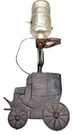 Cast Iron Buggy Carriage Stagecoach Wall Lamp Antique Light Decor. Fixed Price $39.99.