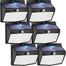 Peasur 6 Packs Solar Lights Outdoor Motion Sensor Pack, Black. Fixed Price $50.03.