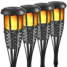 Solar Light With Flickering Flame, 4 Pack Waterproof Bamboo Torches Han.... Fixed Price $147.49.