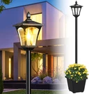 64 Inch Solar Lamp Post With Planter, 60 High Lumens Street Light,. Fixed Price $79.41.