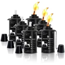 Best Zszmfh 6 Pack Torch CANISTERS,12 Oz Bamboo Refillable Replacement. Fixed Price $36.70.