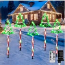 Lyubasa 5 Pack Plug In Christmas Pathway Lights. Fixed Price $30.99.