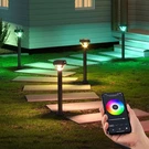 Smart Solar Pathway Lights Rgb Color Changing Motion Sensor Landscape Lighting. Fixed Price $147.59.