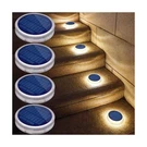 Yilaie Led Solar Deck Lights Outdoor Round Stick On Powered W... Fast Ship. Fixed Price $54.39.