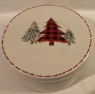 10 Strawberry Street North Pole Bed & Breakfast Ceramic Cookie 'tin'. Fixed Price $38.00.