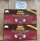 2- Do-it-defiant Bronze Motion Security Light 180 Wide, Dual Lamp 533378. Fixed Price $35.00.