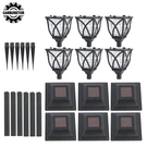 6 Pcs Solar Pathway Powered Energy Saving For Outdoor Walkway Landscape Lights. Fixed Price $17.83.