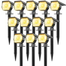 12 Pack Solar Outdoor, Waterproof 2-IN-1.... Fixed Price $109.68.