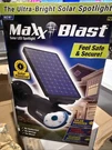 Maxxblast Security Solar Led Spotlight Ultra Bright Weather Resistant Motion. Fixed Price $16.99.