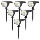Solar Spot Lights Outdoor, IP65 Waterproof Landscape Lighting With 4 Bright L.... Fixed Price $65.81.