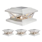 Home Zone Security ELI1701V White Crown Style Solar Led Lights - 4 Pack. Fixed Price $63.35.