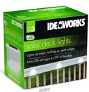 Ideaworks Automatic Solar Deck Lights, Wireless Path Lighting - Set Of 3, White. Fixed Price $14.03.