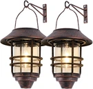 Solar Lantern Outdoor, Hanging Waterproof Lights With Wall Mount Kit.... Fixed Price $131.99.