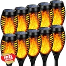 Aounq 10 Pack Solar Torch Lights Outdoor Flickering Flame Garden Decor Waterp.... Fixed Price $44.99.