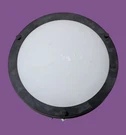 Hampton Bay Wall/ceiling Led Light Fixture 12" Round Black & White Nwob. Fixed Price $22.00.