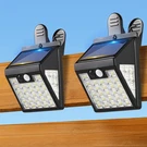 Thumok Clip Solar Outdoor,motion Sensor Lights, Black. Fixed Price $38.06.