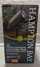 Hampton Bay Led Color Changing Flood Light Outdoor Landscape Black 540 Lumens. Fixed Price $29.98.