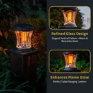 Opoira Solar Flickering Flame Post Cap Lights Pack 4" Base $20.00 (box A2). Fixed Price $20.00.