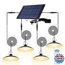Starnoontek 4 Heads Pendant Solar Shed Light, IP65 Waterproof Warm White In. Fixed Price $73.59.