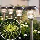 Beau Jardin 8 Pack Solar Pathway Lights Outdoor Stainless Steel .... Fixed Price $61.64.