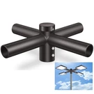 Ledmo Mounting Bracket Tenon Adaptor For 4 Lights Round Pole, 2-3/8" Slip Fitter. Fixed Price $93.87.