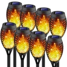Kurifier Solar Lights Outdoor, Torch With 8PACK, Orange. Fixed Price $51.27.