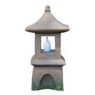 Vp Home Pagoda Garden Statues Outdoor, 11"H X 5.5"W 4.25"D, Harmony. Fixed Price $40.56.