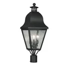 Livex Lighting 2556-04 Amwell 3 Black Outdoor Post Top. Fixed Price $886.99.
