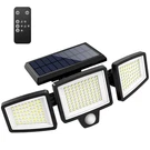 Tuffenough Solar Outdoor Lights 2500LM 210 Led Security Pack, Black. Fixed Price $29.87.