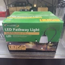 Nib 1-MALIBU Led Pathway Lighting #8423-3105-01 1.3W/45 Lumens Finish-pewter. Fixed Price $25.00.