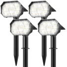 Brightown 4PACK Solar Spot Lights Outdoor With 58 Led & 1800MAH, IP67 L.... Fixed Price $40.27.