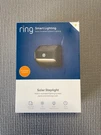 Ring Solar-powered Outdoor Motion-sensor Security Light Black. Fixed Price $24.95.