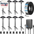All-in-one Led Pathway Lighting Kit, 8-PACK Low Voltage Landscape Lights With Tr. Fixed Price $280.00.