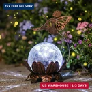 Mumtop Solar Lantern Fairy Light, Crackle Glass Lights Outdoor Led Waterpr. Fixed Price $29.23.