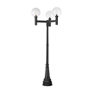 Z-lite Laurent 3LT 39" Outdoor Post Mount, Black/clear Seedy 599BP3-564P-BK. Fixed Price $1114.99.