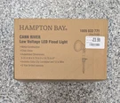 Hampton Bay Cann River Low Voltage Landscape Flood Light W/ Integrated Led Zinc. Fixed Price $13.99.