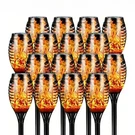 12-24PCS Solar Tiki Torch Lights With Flickering Flames Waterproof By Avalonup. Fixed Price $55.98.