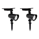 Better Homes & Gardens Solar Led Spotlight 2 Pack Black Cast Metal. Fixed Price $62.46.