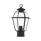 Livex Lighting 2182 Black Westover Post With 1-LIGHT. Fixed Price $185.96.