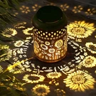 New Kaixoxin 2 Pack Solar Garden Decor Metal Lantern Sunflower Table Lamp Bronze. Fixed Price $40.85.