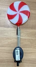 New Lux Landscape Peppermint Lollipop Solar Yard Stake Light Decoration. Fixed Price $12.00.
