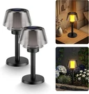 2 Pack Solar Table Lamps Lighting Modes Pathway Lights Outdoor With W.... Fixed Price $36.99.