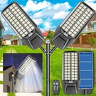 2-PACK 8000W Solar Street Light 600000 Lumens, Dusk-to-dawn, Waterproof, Id.... Fixed Price $436.09.
