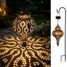 Moroccan Solar Lanterns Outdoor Waterproof - Hanging With She.... Fixed Price $37.09.